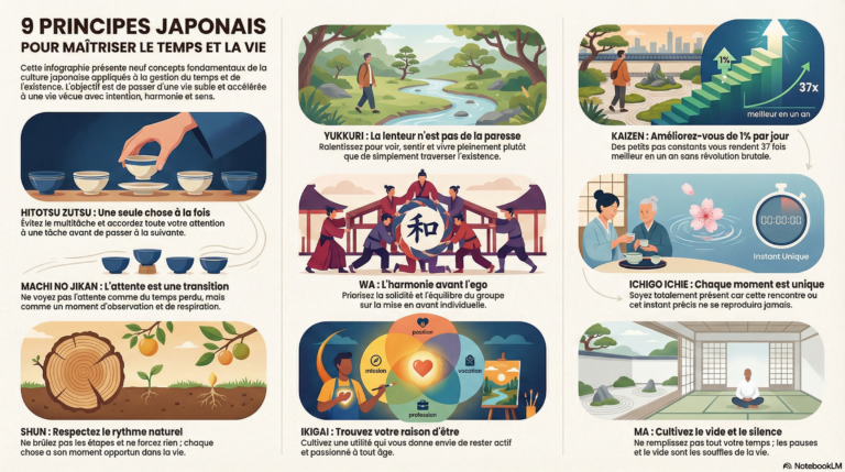 Les Neuf Piliers de la Sagesse Japonaise